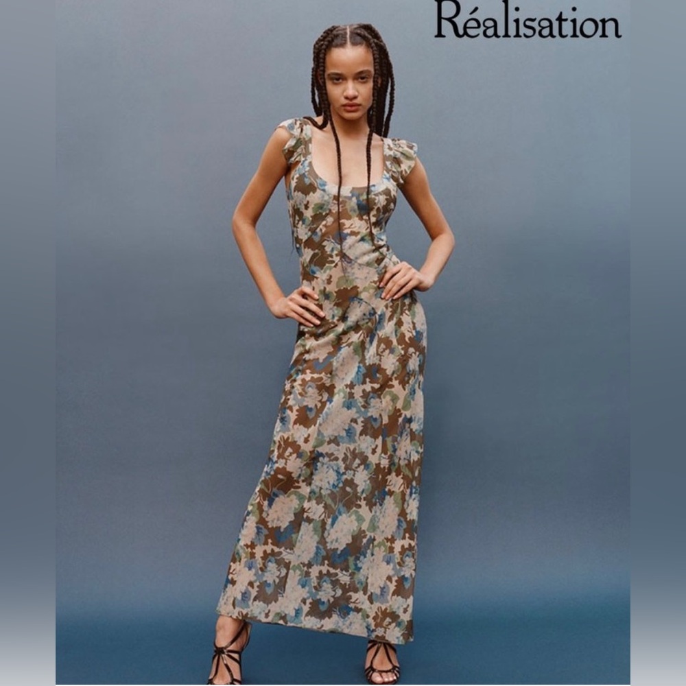 Realisation Par Dress THE LILA in Blue Hydrangea, Size: XS